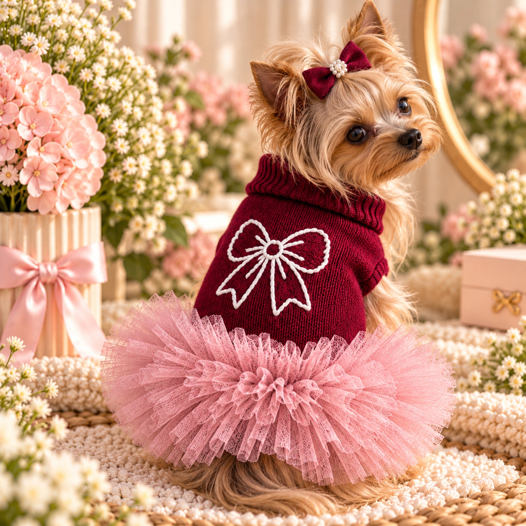 Maglioncino Fiocco di Tulle
